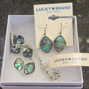Lucky Brand necklace and earring set